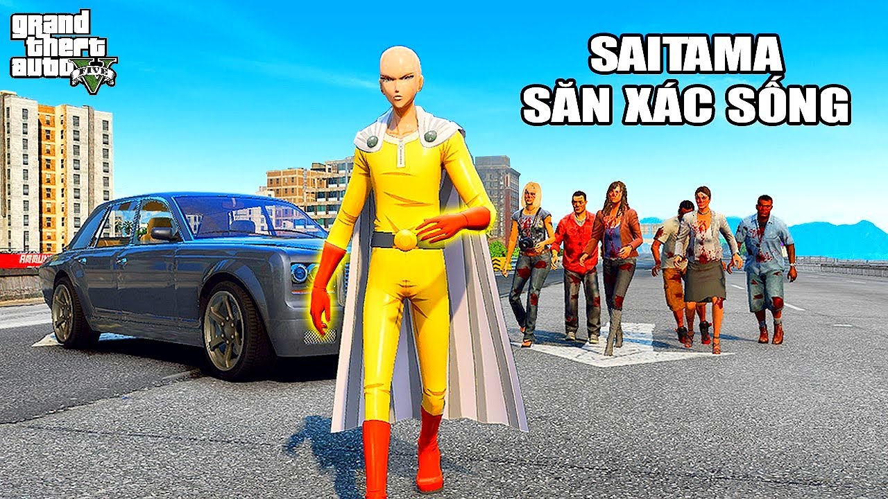 SAITAMA nhưng thành phố toàn ZOMBIE | GTA 5