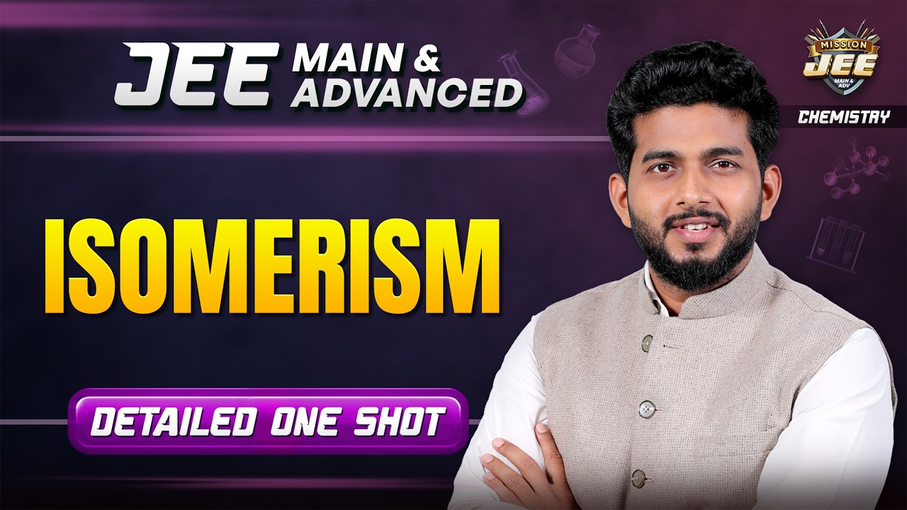 Isomerism in One Shot 🔥 | Master JEE 2026 Chemistry with Nitin Sharma Sir!