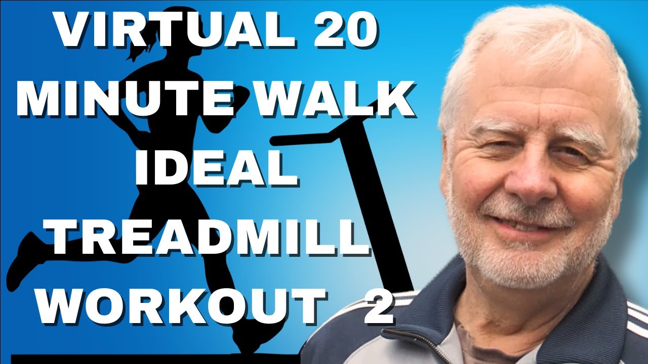 Virtual 1 mile, 20 minute walk, ideal for your treadmill workout