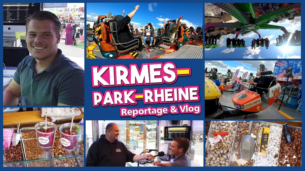 Reportage - Kirmes Park Rheine 2021 - Kirmesmarkus versucht zu Rekommandieren & Interviews und mehr