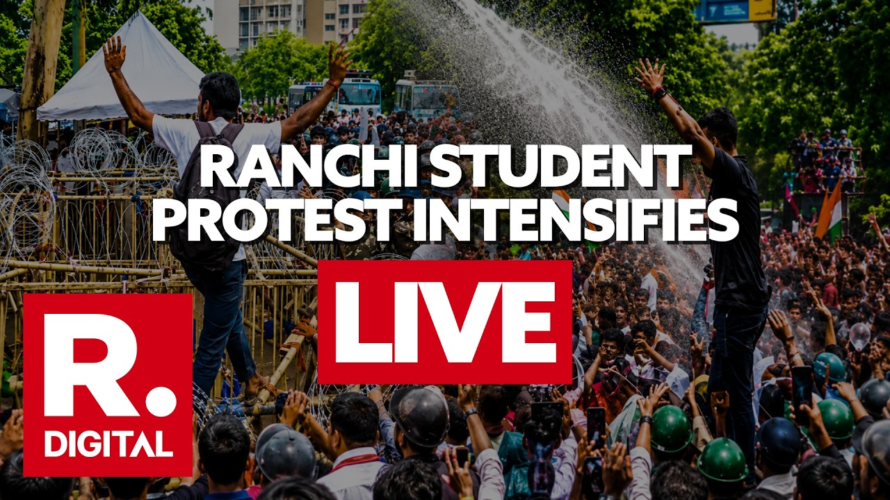 LIVE | Ranchi Student Protest Intensifies: CM Hemant Soren Residence Gherao on Aug 20
