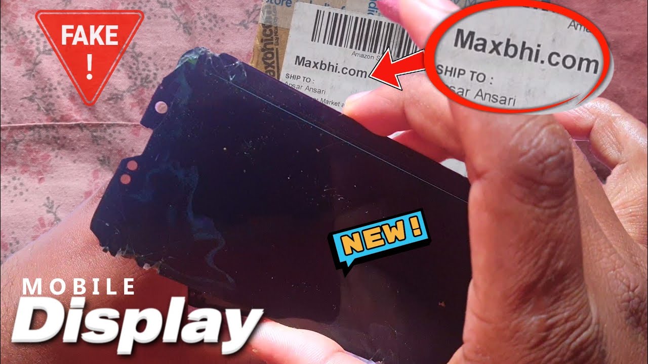 Maxbhi Fake Mobile Combo Display !
