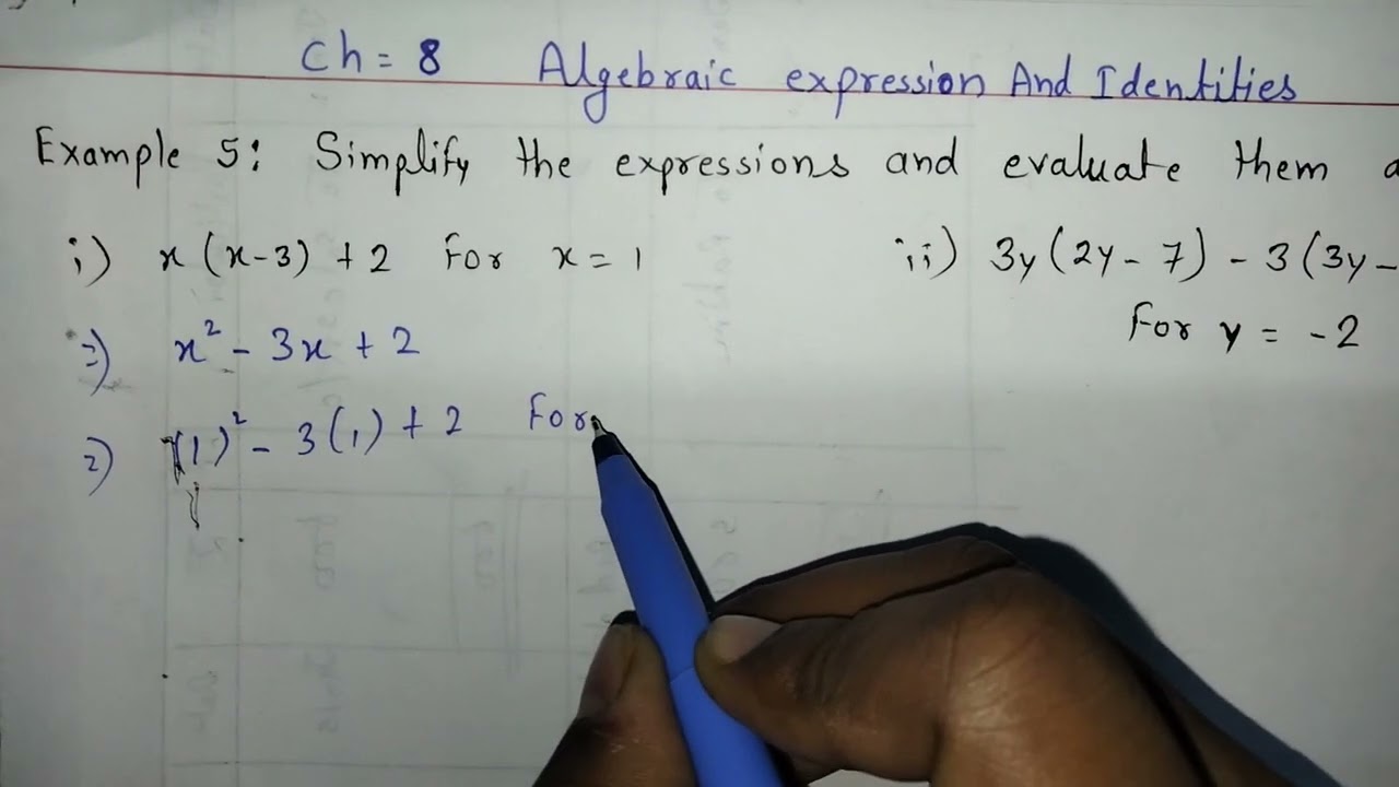 Example 5 {all parts} Chapter:8 Algebraic Expressions and Identities Ncert Maths Class 8 vikram sir