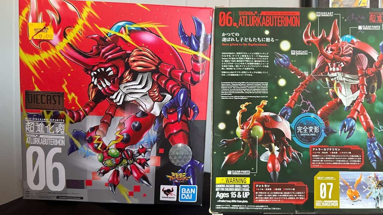 Mega kabuterymon die-cast unboxing!