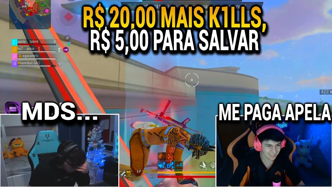 TWO9 DESAFIOU O APELAPATO PARA UMA RANQUEADA APOSTADA E ISSO ACONTECEU