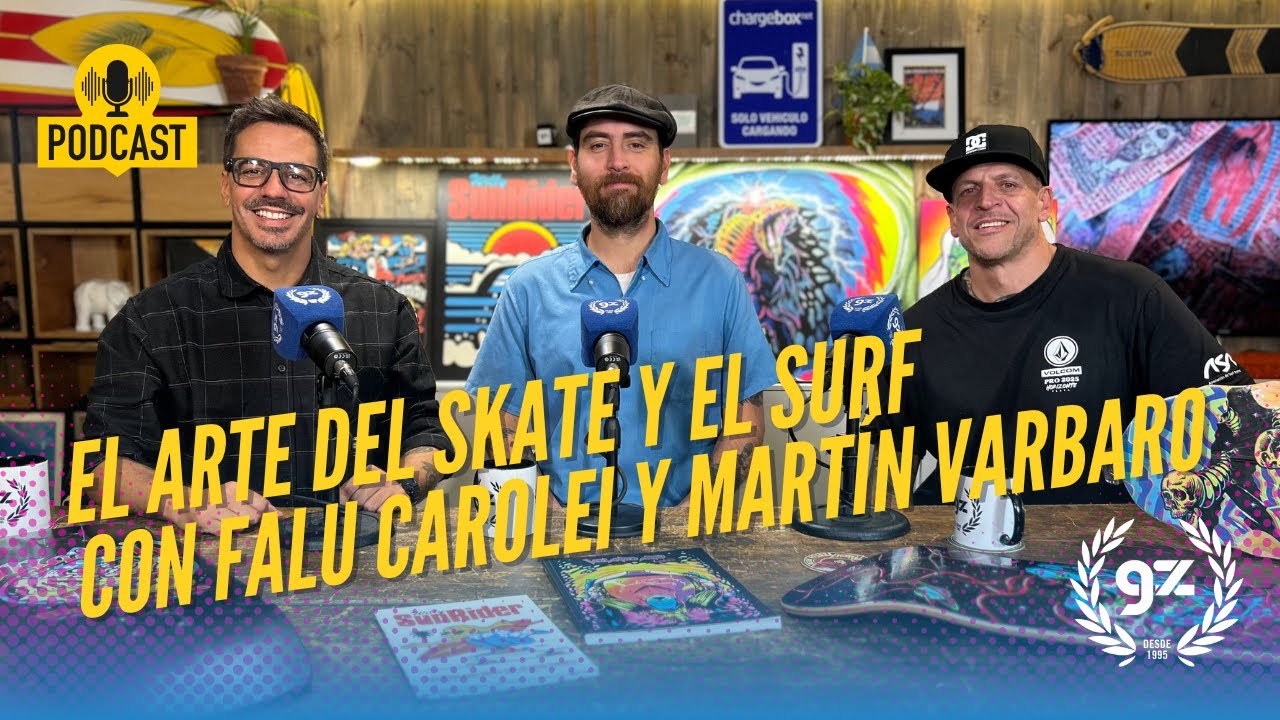 El arte de las tablas de surf y skate junto a Falu y Varbaro | GZ podcast #18