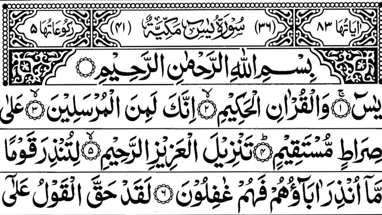 Surah Yaseen 🌼 Surah Ar Rahman | Best Qur'an Recitation | Surah Yasin full || With Arabic text HD