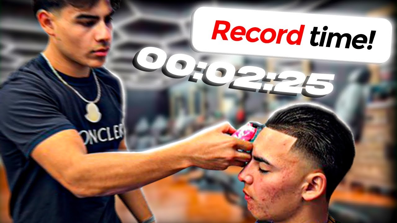 Fastest Haircut Challenge (results will shock you)