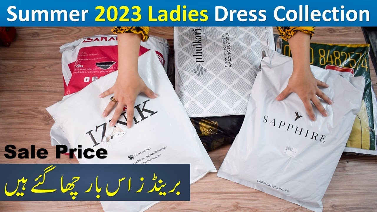 Summer 2023 Trendy ladies dress collection and color || Ladies dress design summer 2023 in pakistan