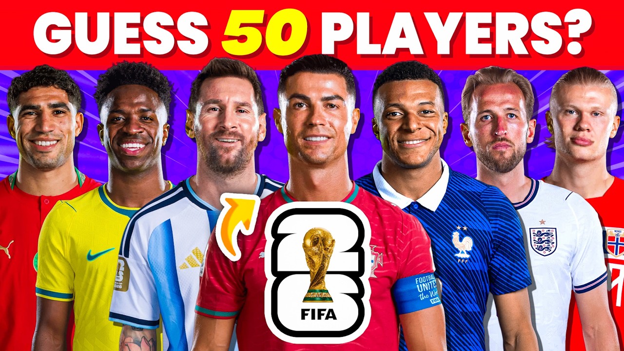 Can you name all 50 FIFA World Cup 2026 players? | Quiz Football 2026