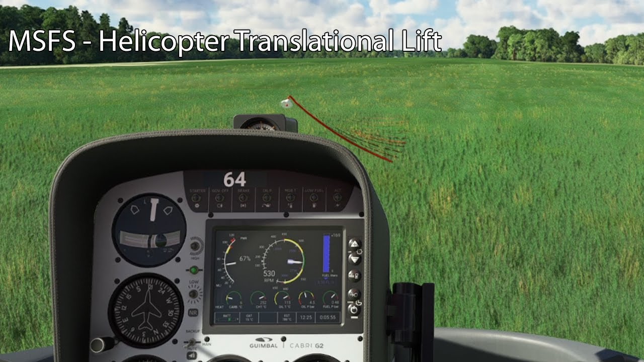 MSFS - Helicopter Translational Lift