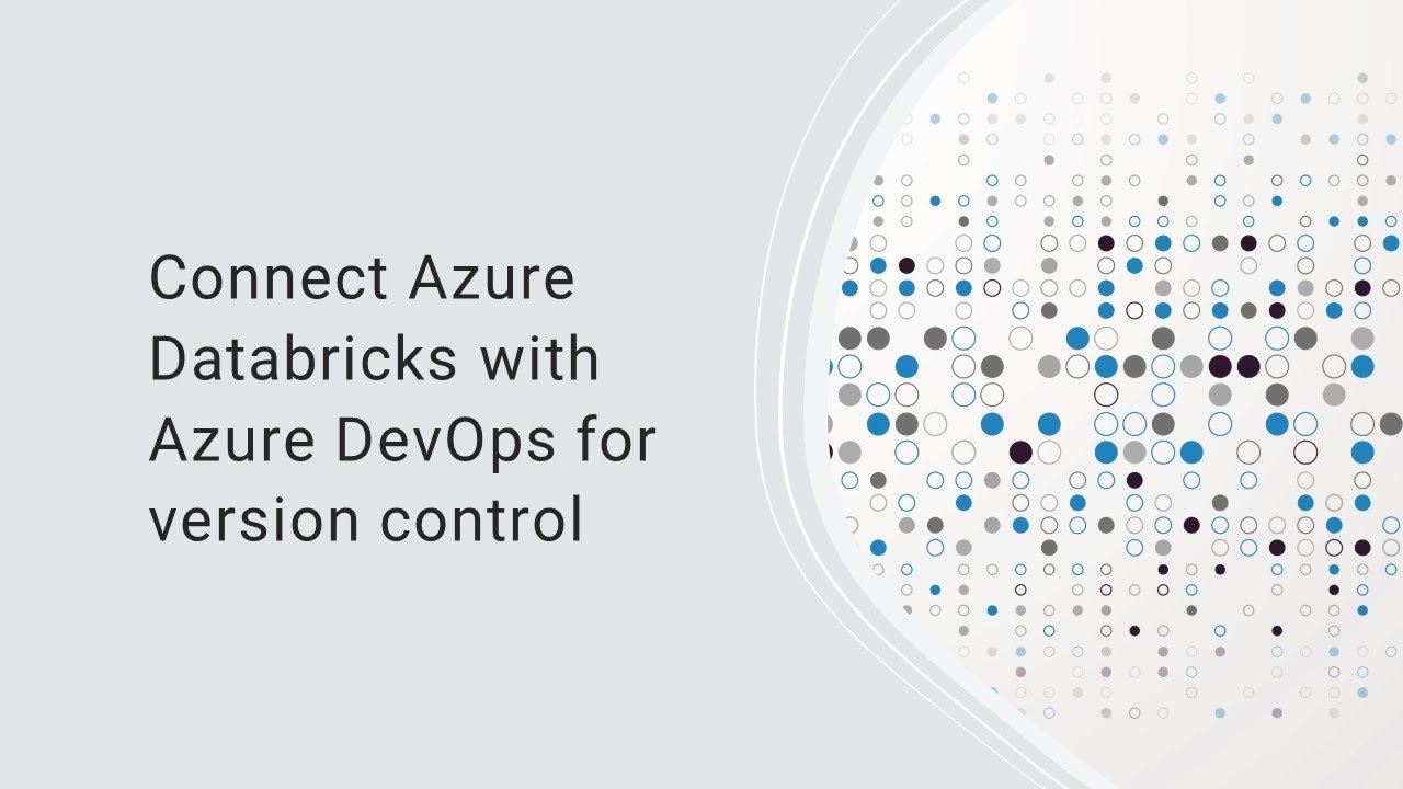 Connect Azure Databricks to Azure DevOps for version control [CI]