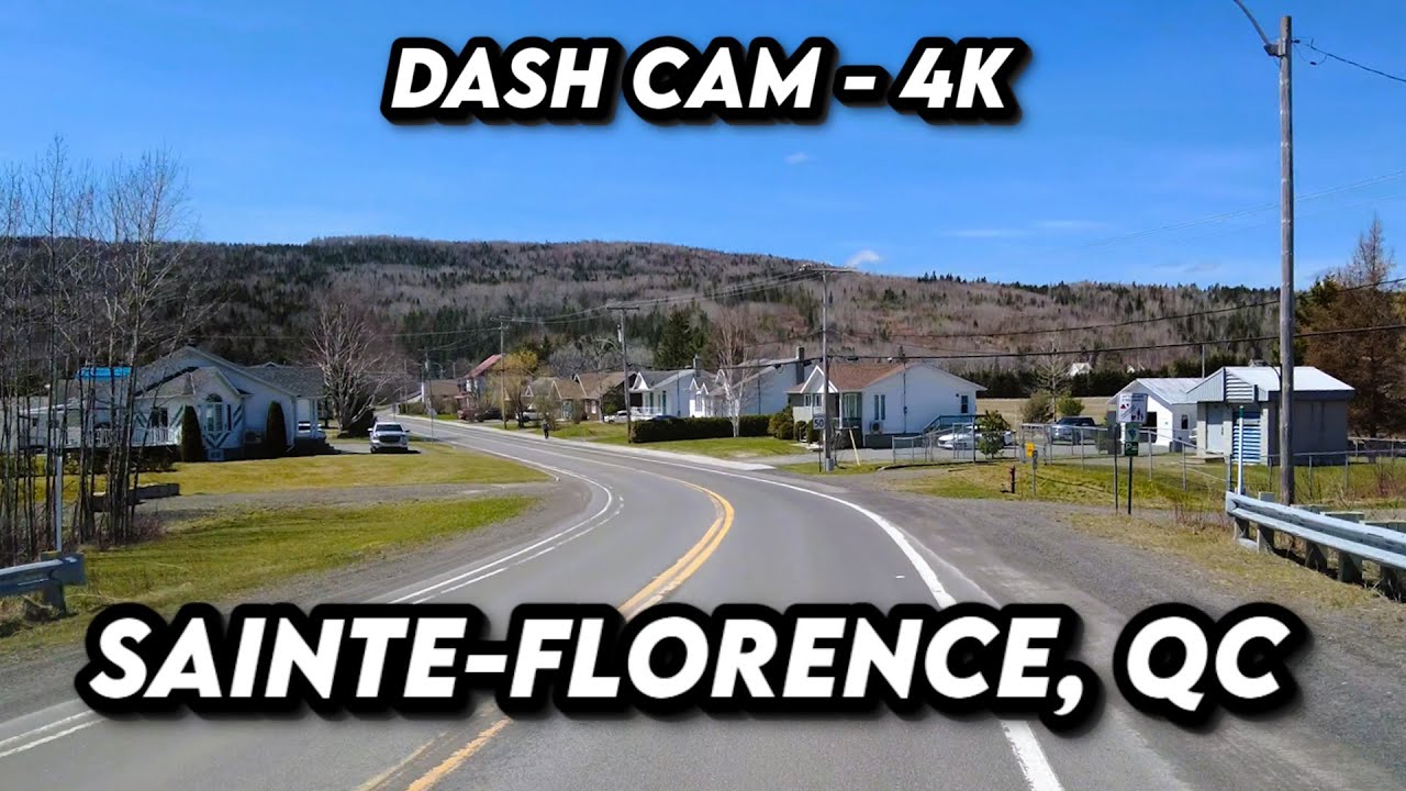 🚗 Scenic 4K Drive Through Sainte-Florence, Quebec! 🌄 | Explore La Matapédia