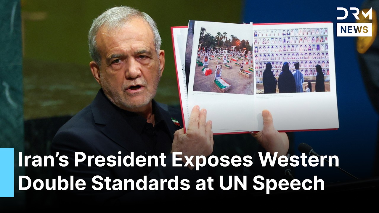 &ldquo;We Will Never Bow&rdquo;: Pezeshkian Accuses US, Israel of War Crimes, Exposes Double Standards | AC1G