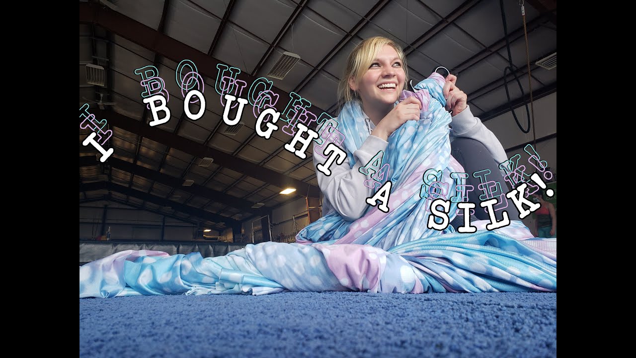 I Bought a Silk!  Aerial Silk Unboxing from Uplift Active (Ocean Mist)