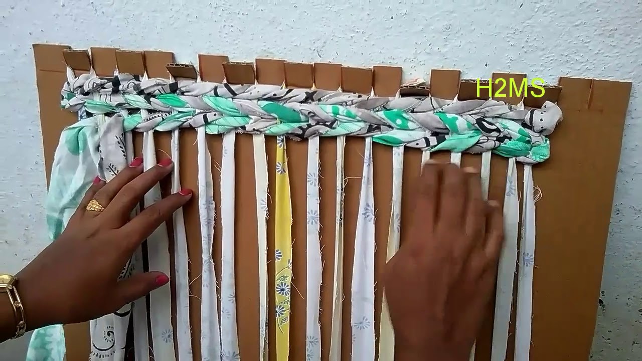 How to make simple doormat/rug/area rug/diy amazing handmade carpet/old clothes recycling ideas/DIY