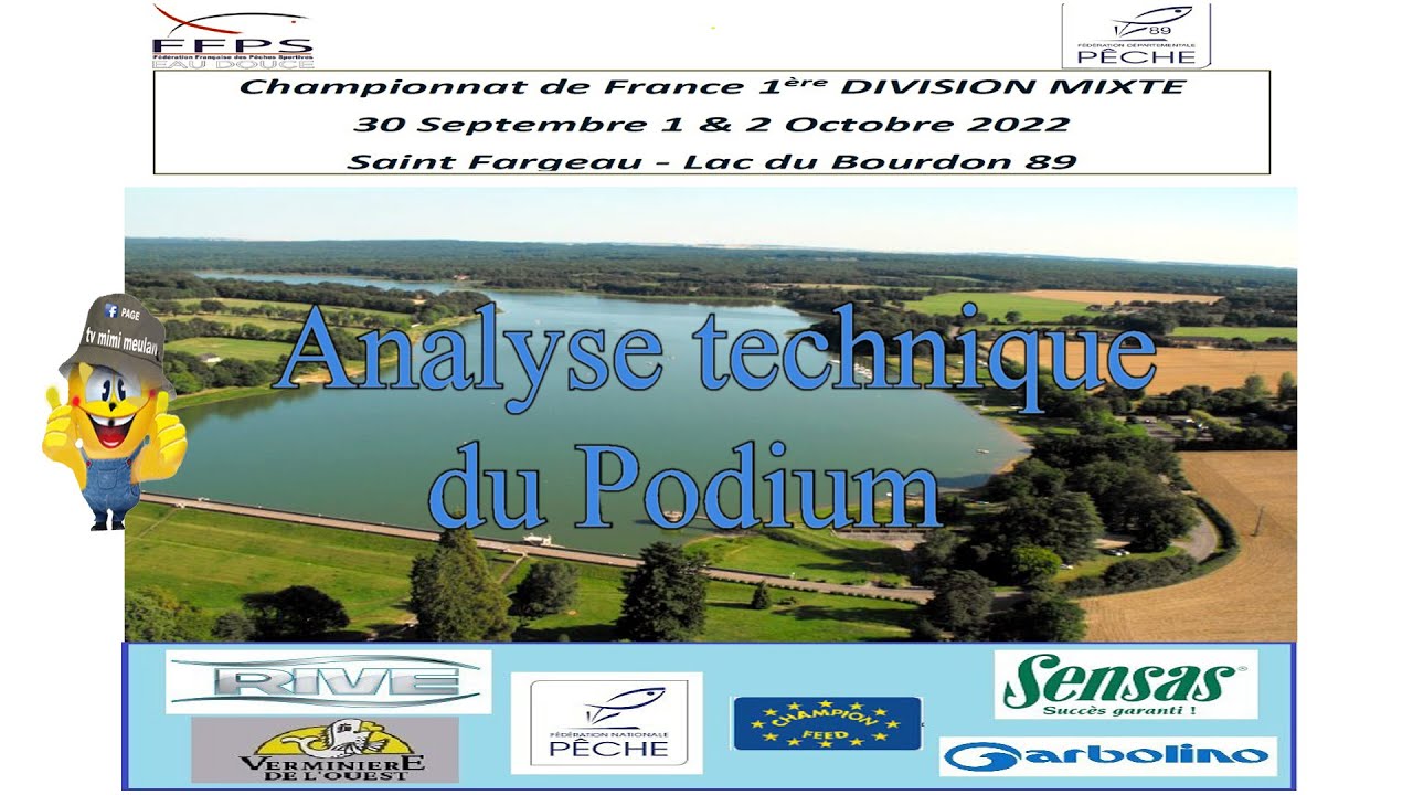 34/34 Analyse technique du Podium du Championnat de France des pêches sportives eau douce 2022