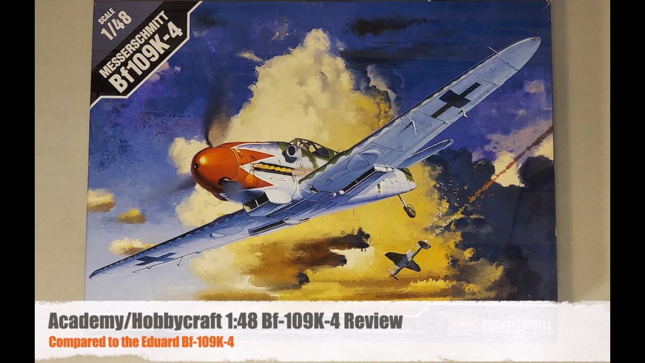 Academy/Hobbycraft 1:48 Bf-109K-4 Review - Compared to the Eduard Bf-109K-4