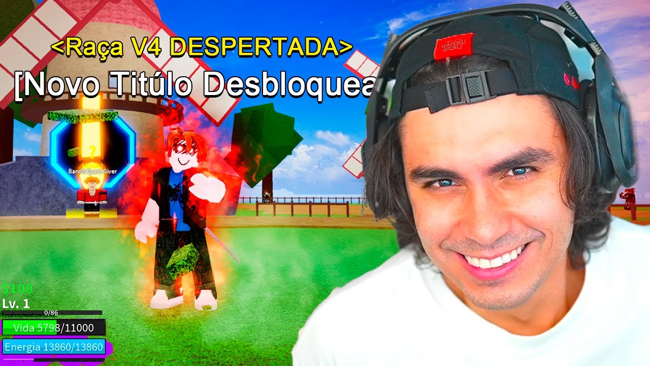 DESPERTEI A RAÇA V4 NA MINHA CONTA INICIANTE...