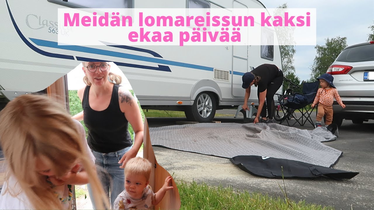 Eka reissu asuntovaunulla 😍