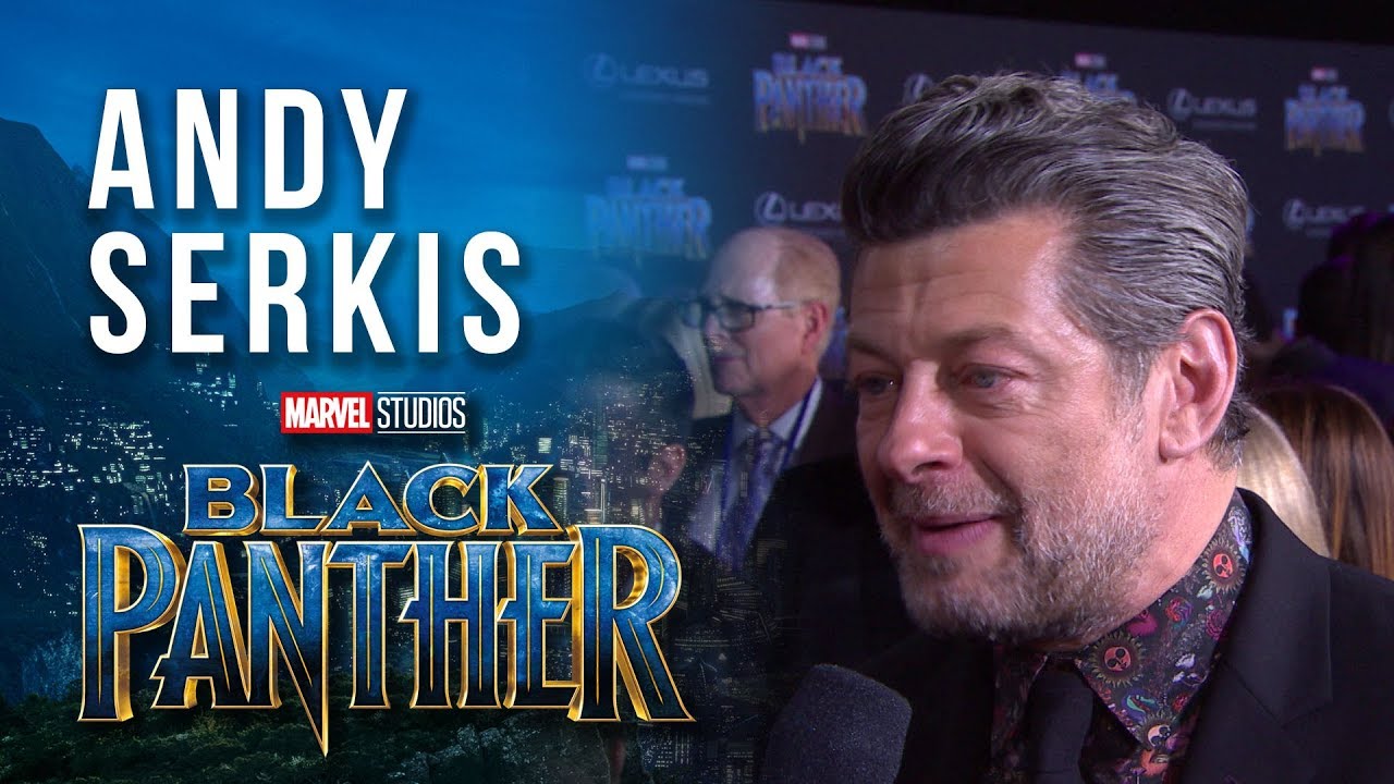 Andy Serkis at Marvel Studios' Black Panther World Premiere Red Carpet