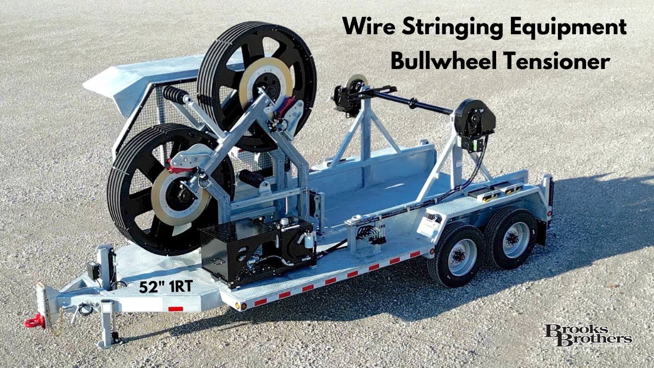 Bull-wheel Tensioner - Overhead Electric Conductor - Wire Stringing Equipment
