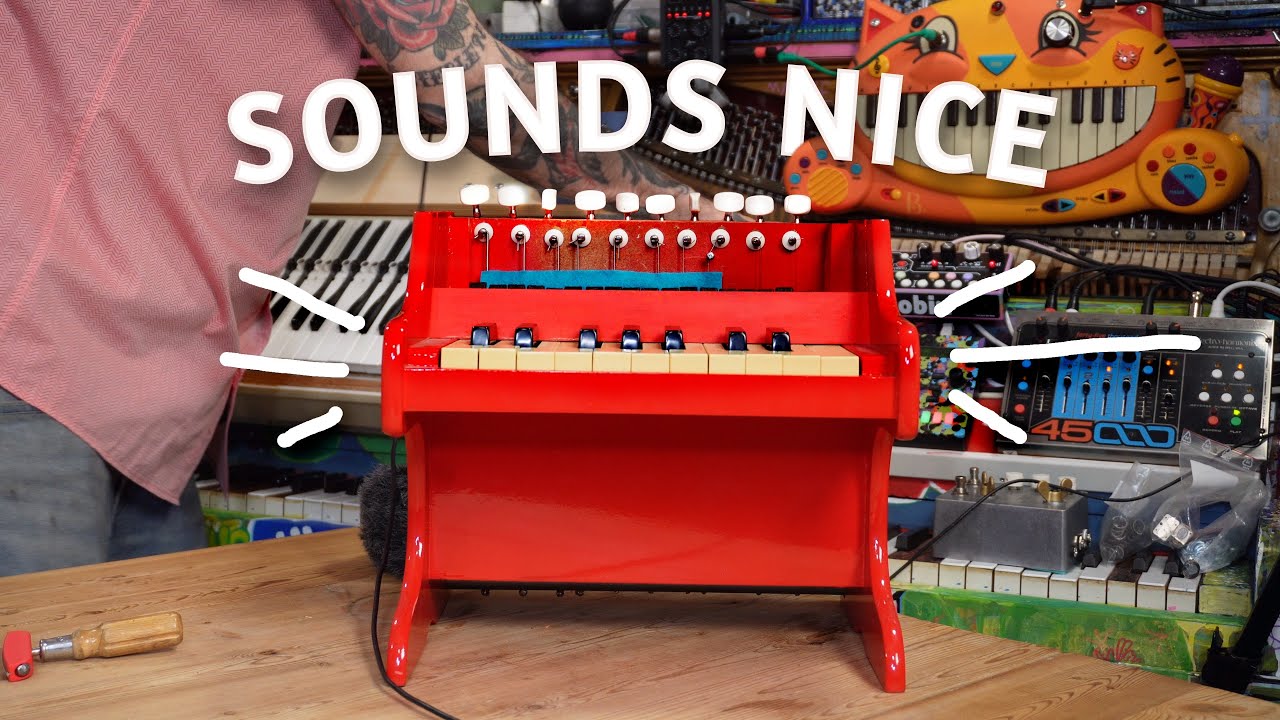 Guitar Strings In a Toy Piano