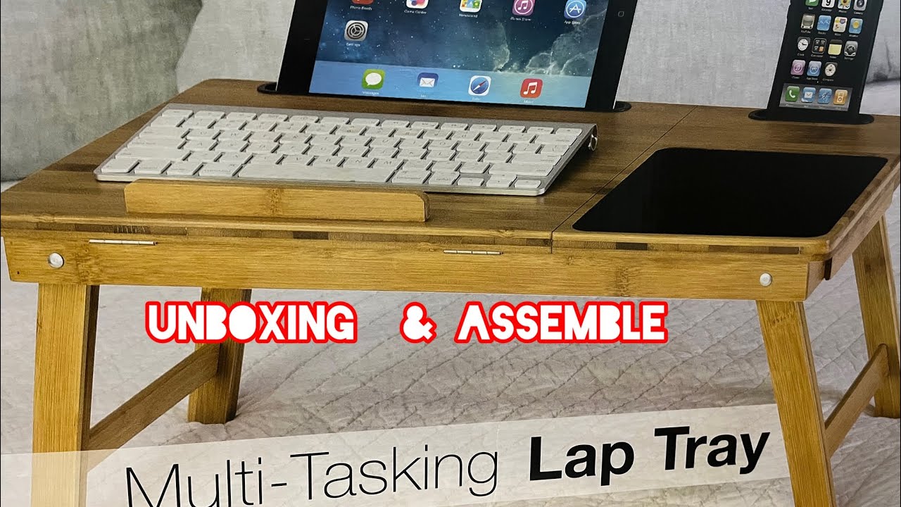 unboxing multi-tasking lap tray #assemble #review #Costco