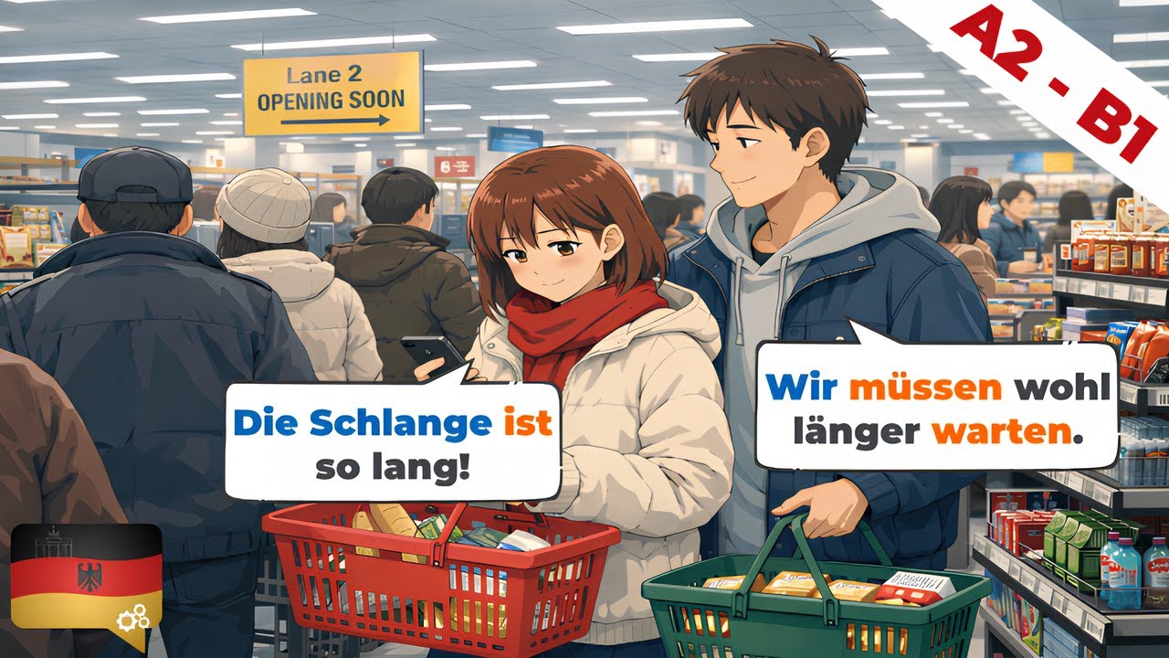 Deutsch Dialogen (A2-B1) | Deutsch lernen durch H&ouml;ren | Alltag Deutsch Lernen mit Geschichten