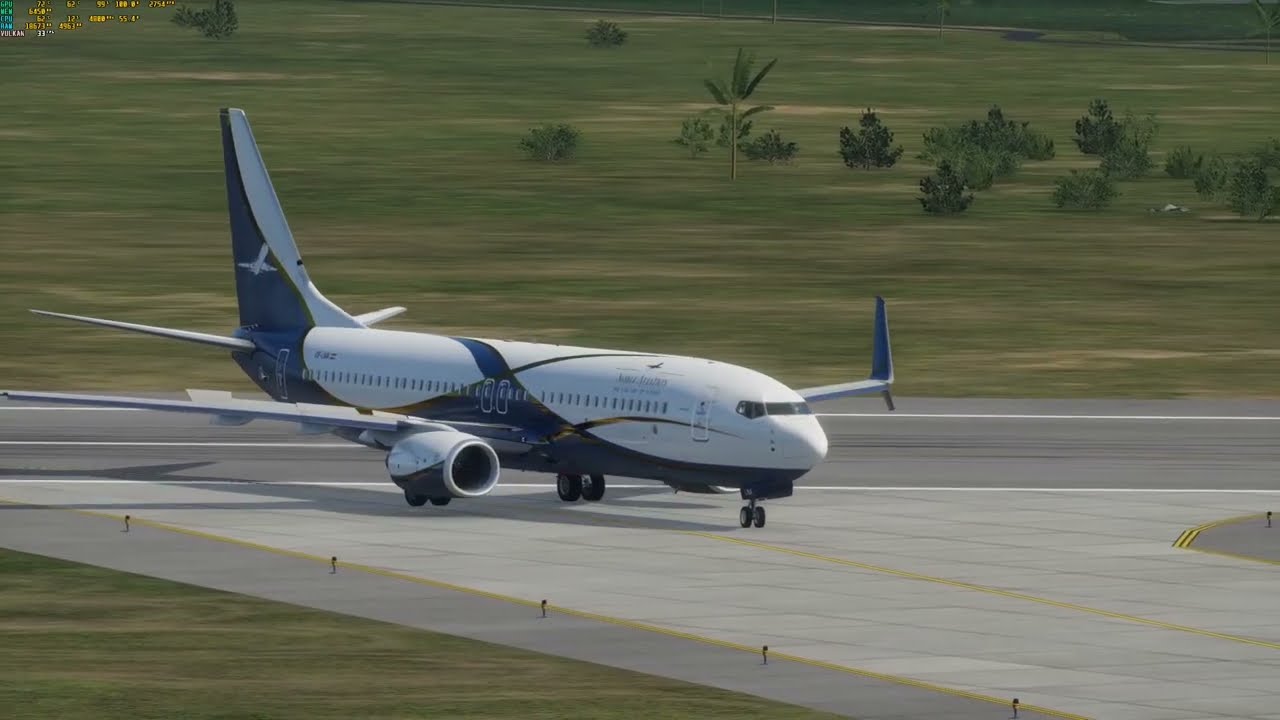 X-Plane 12 | NFFN B737-8 Zibo