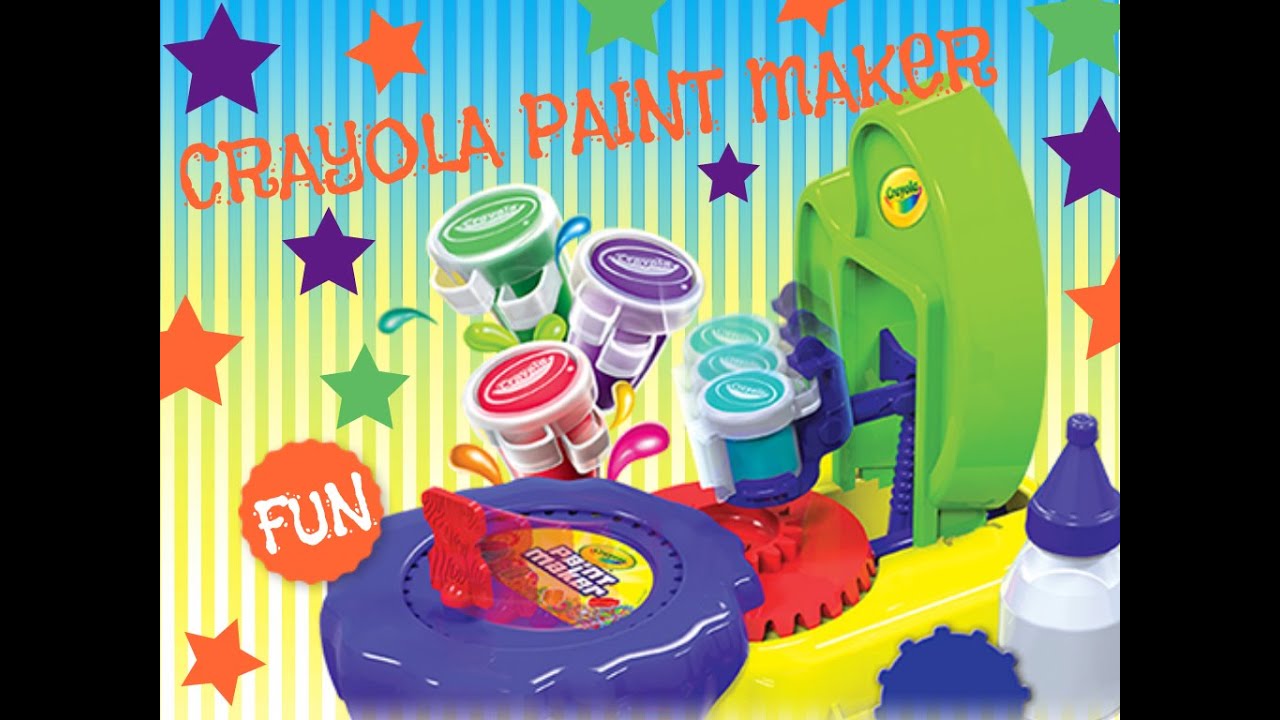 CRAYOLA PAINT MAKER - C@@L - Make Your Own Paint