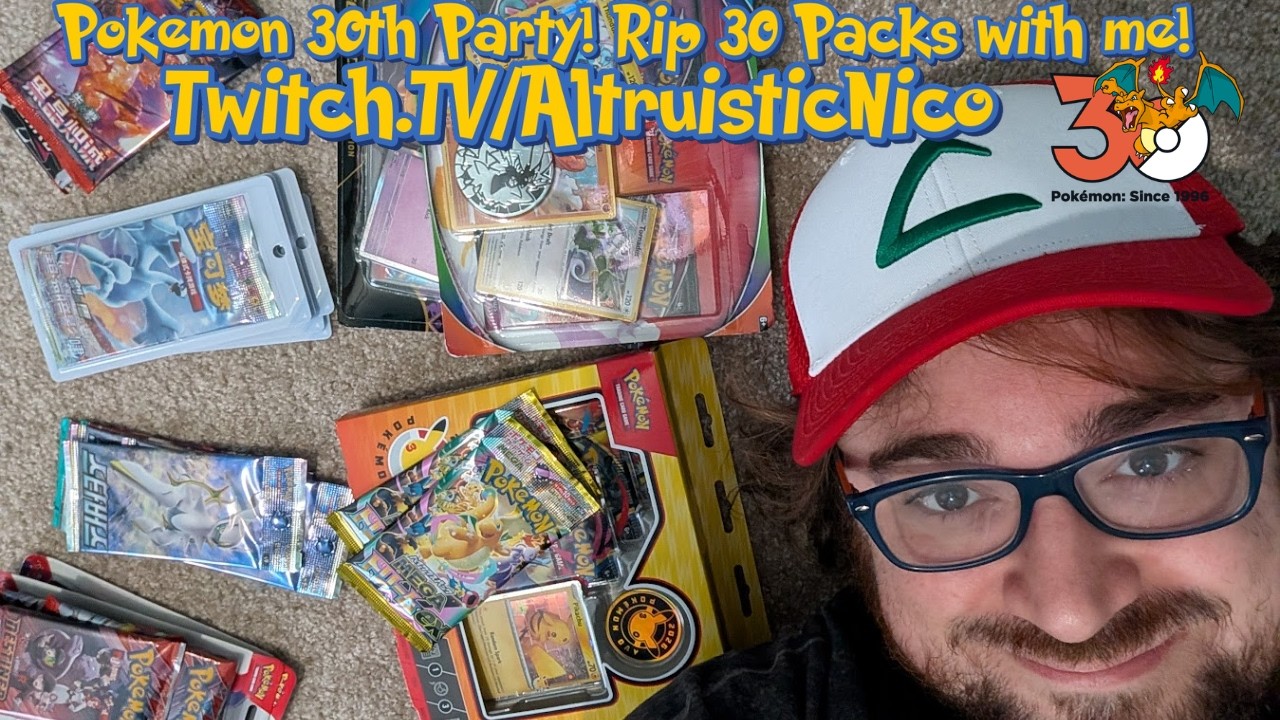 Pokémon 30th Anniversary 🎉 | 30 Packs & Pokémon Snap 2 First Playthrough