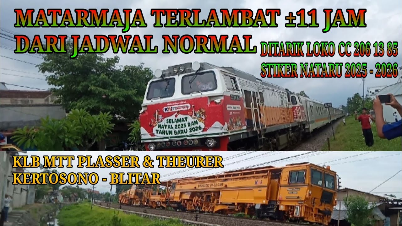 MATARMAJA TERLAMBAT 11 JAM AKIBAT BANJIR DI PEKALONGAN