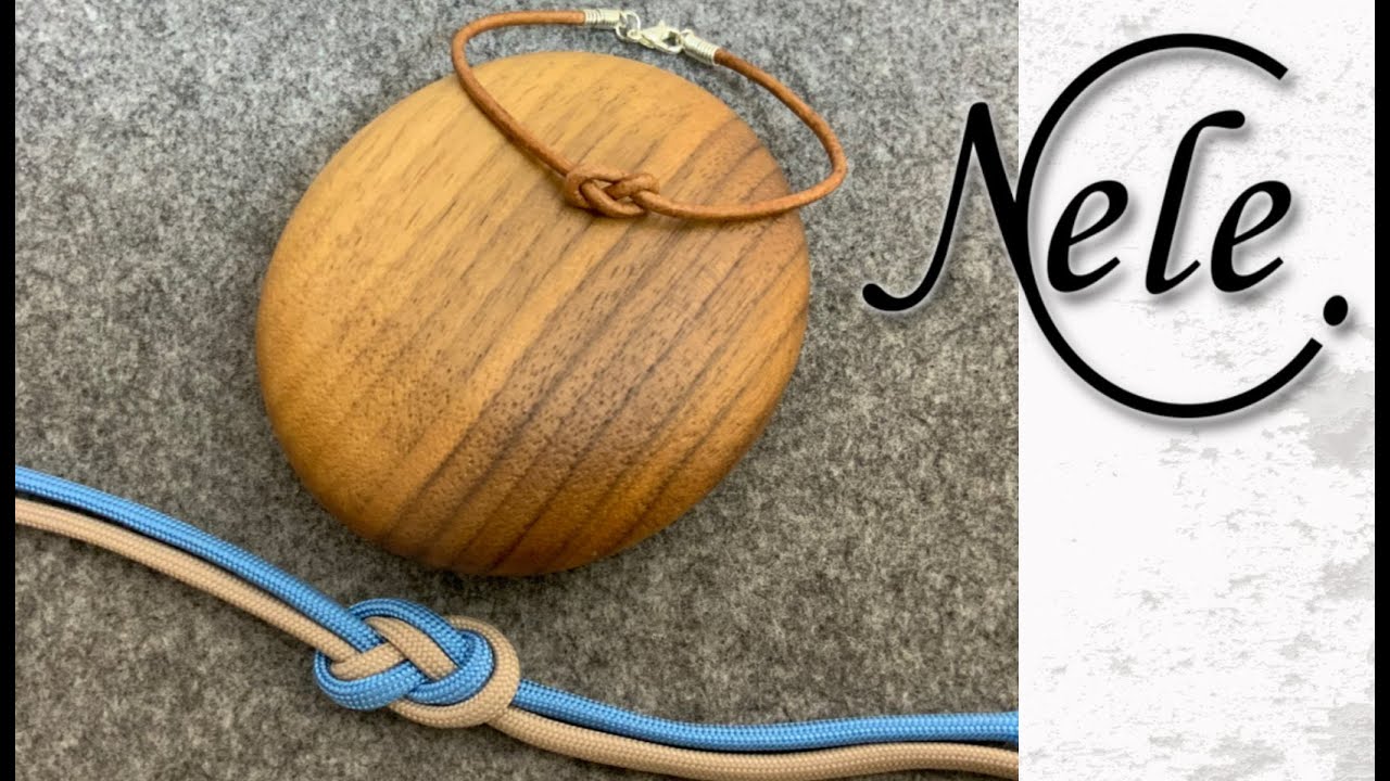 Infinity Knoten, Unendlichkeitsknoten, einfacher Knoten für Armband, Anfänger DIY Anleitung NeleC.
