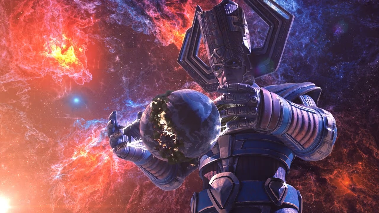 Galactus Destroying an Unlucky Planet