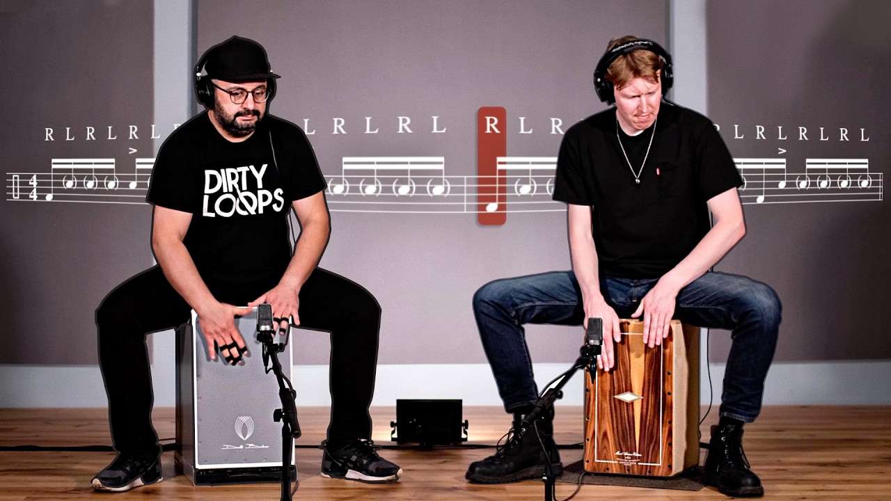 Cajon Beat Duo + Notation - Daddi Bahmani & Ross McCallum