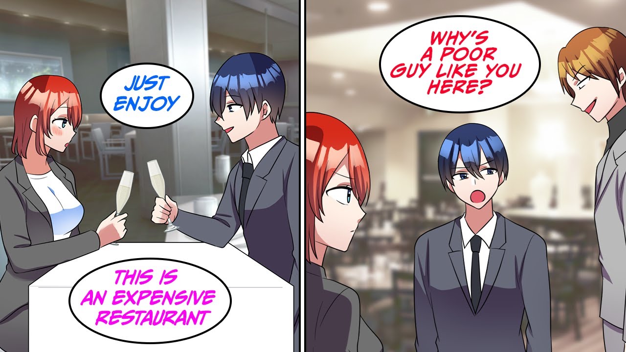 I went to a fancy restaurant to celebrate my subordinate's promotion [Manga Dub]