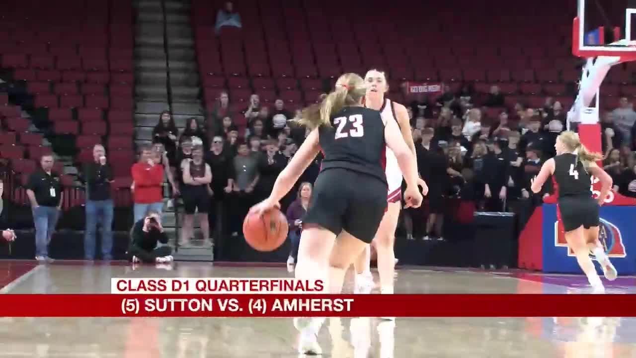 CLASS D1 STATE QUARTERFINALS: #5 Sutton vs #4 Amherst | Extended Highlights