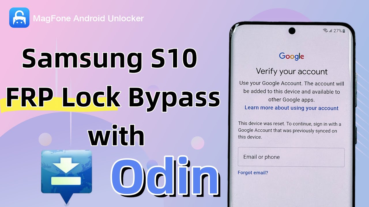 Обход блокировки Google FRP на Samsung S10 5G с помощью Odin