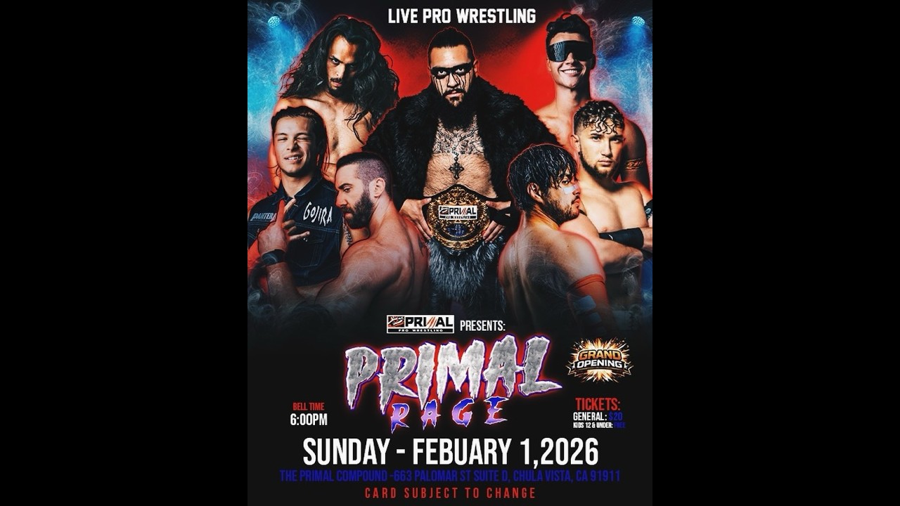 Primal Pro Wrestling - PRIMAL RAGE - Feb 1, 2026