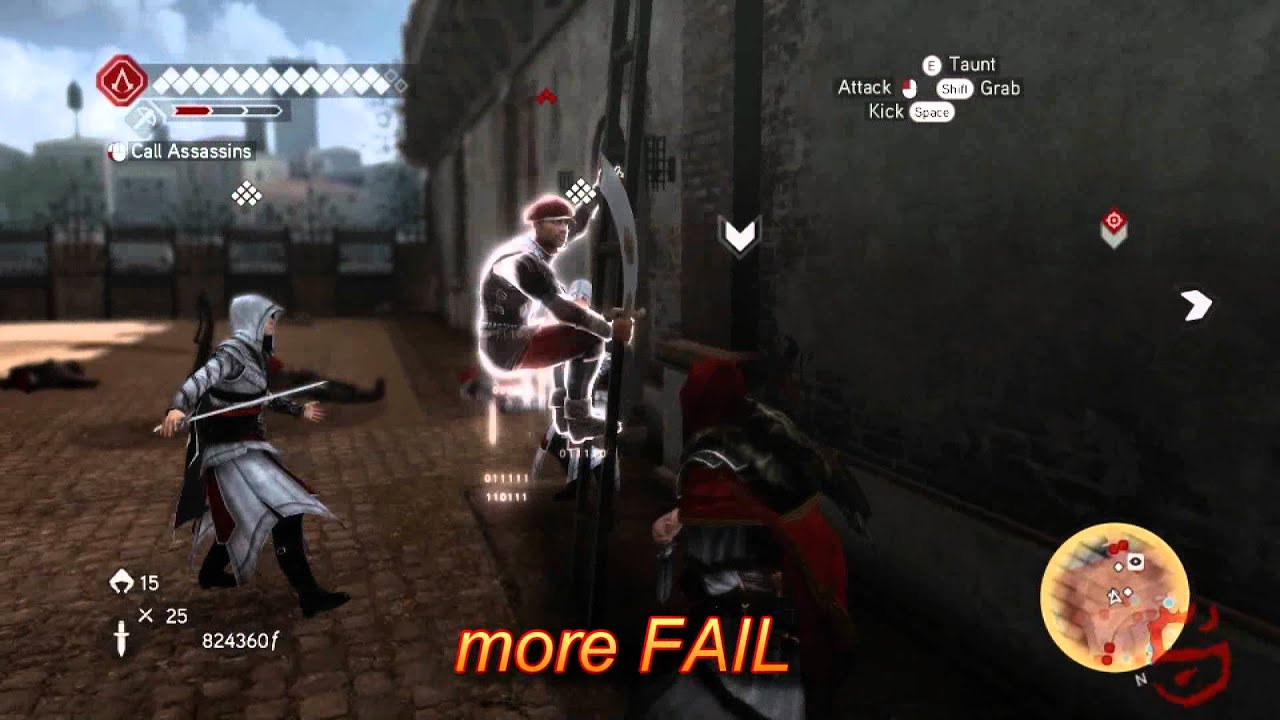 Assassin Creed Brotherhood FAIL