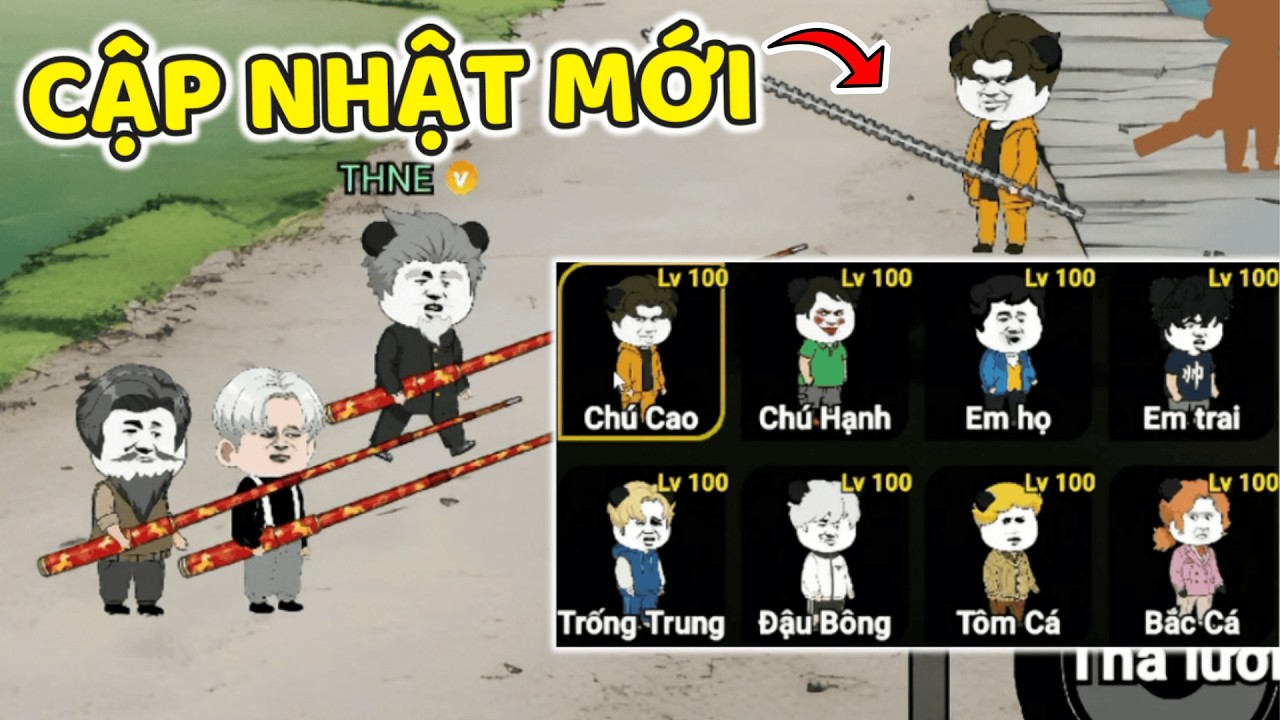 THNE PHÁT HIỆN CẬP NHẬT MỚI THAY ĐỔI NGOẠI HÌNH TẤT CẢ SẼ KHÔNG GIỐNG NHƯ TRƯỚC TRONG CÂU CÁ VẠN CÂN