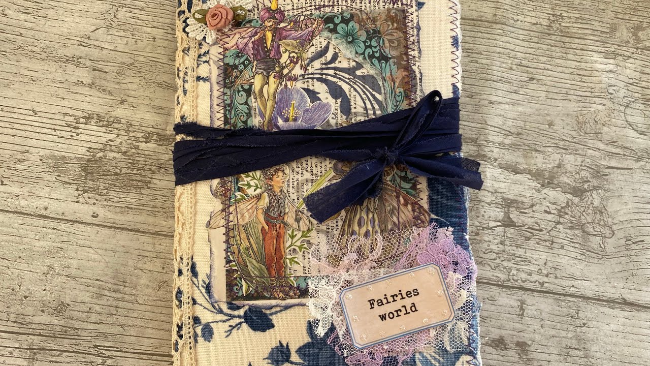 Flip Through Flower Fairies Junk Journal 2022