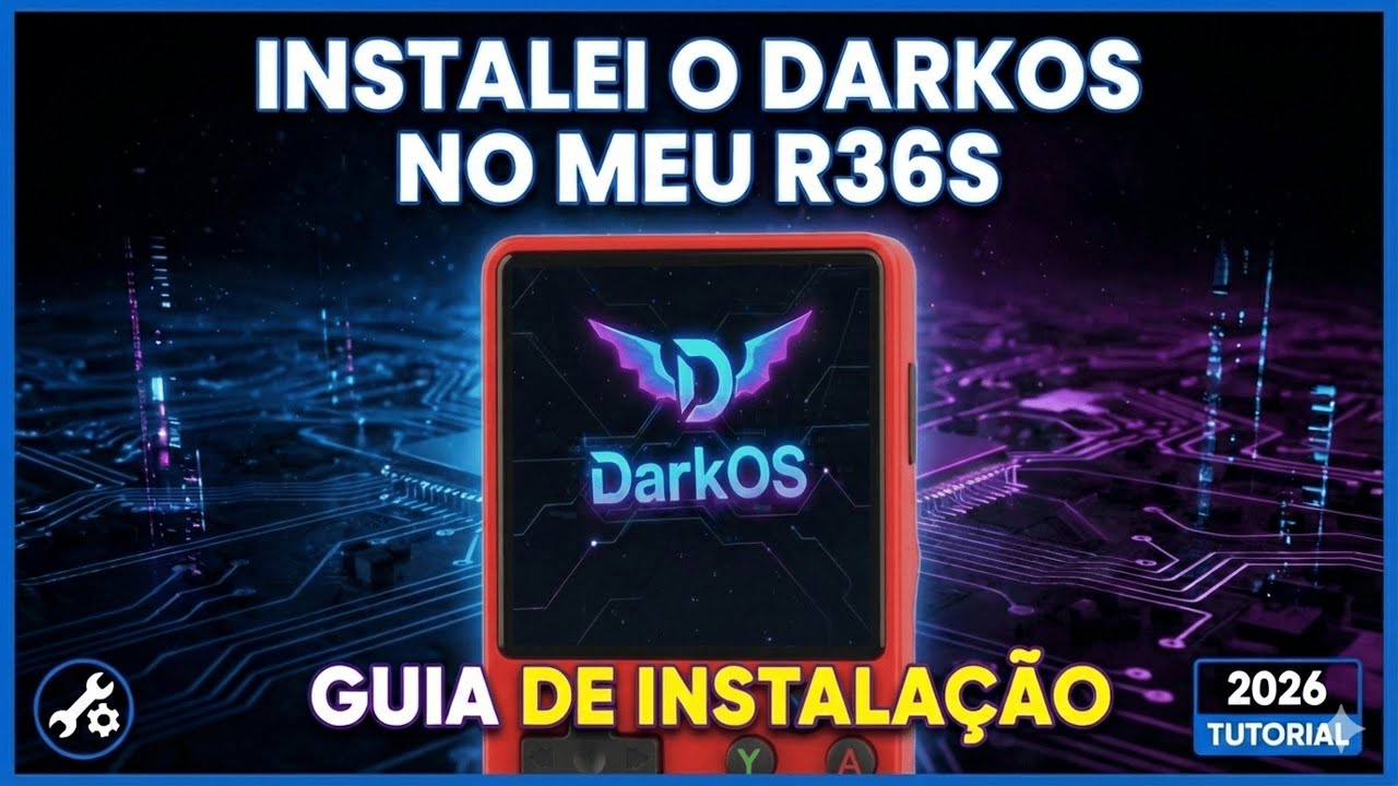 Instalei o dArkOS no R36s - Painel 04 - Guia Completo de Instalação
