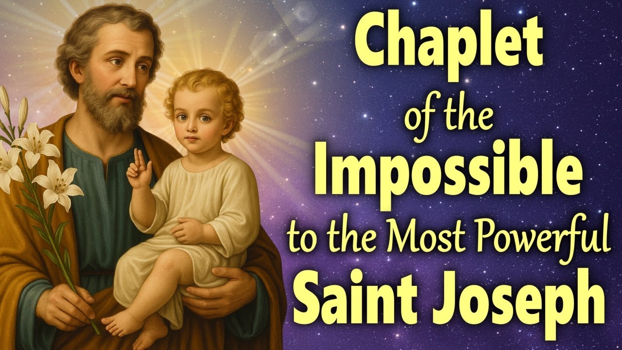 💖 Chaplet of SAINT JOSEPH to obtain dignified work and break urgent debts