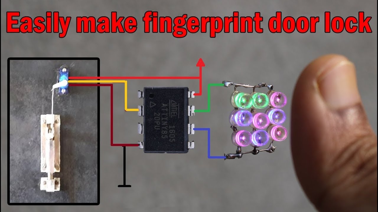 how to make fingerprint door lock system