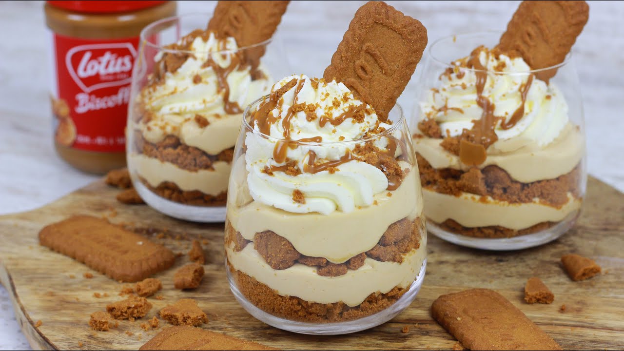 Lotus Biscoff Cheesecake im Glas I Unheimlich lecker