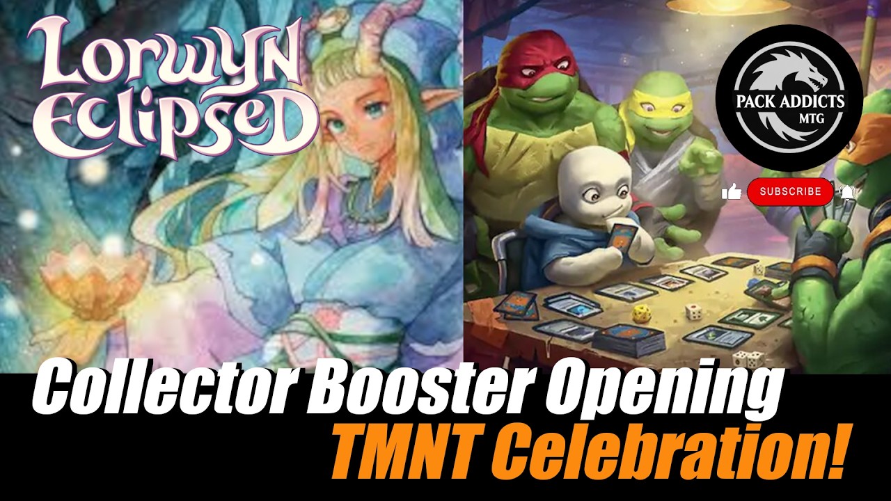 Collector Booster Box Opening - TMNT Celebration | TMNT | Lorwyn Eclipsed - PackAddictsMTG