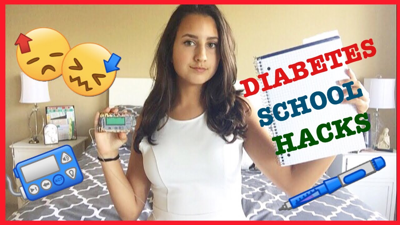 DIABETES SCHOOL HACKS! //marianaxmars