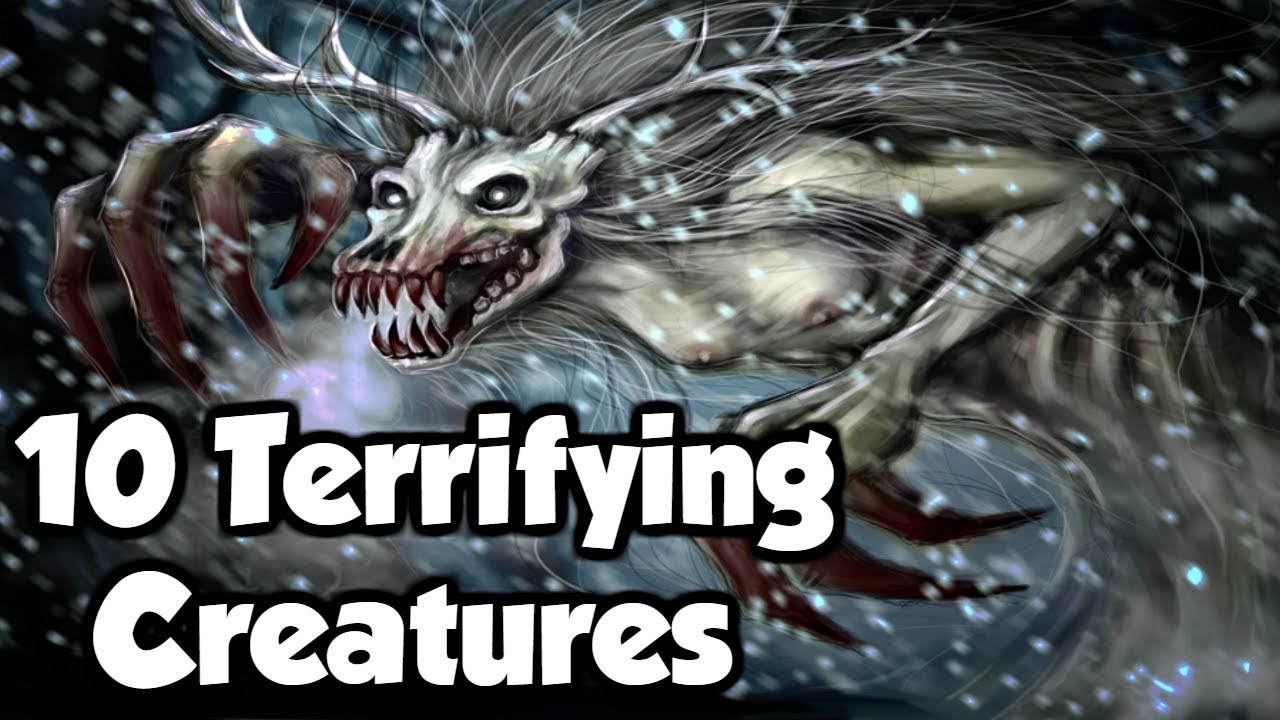 10 Terrifying Mythological Creatures From Around The World! (Mythology Explained)
